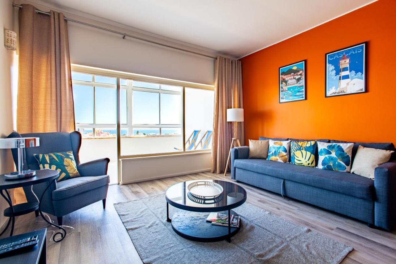Amazing Sea View Apt With Pool Cascais - Atjoanas ภายนอก รูปภาพ